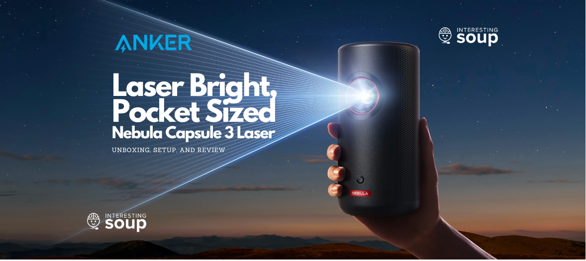 Nebula Capsule 3 Laser Projector By Anker