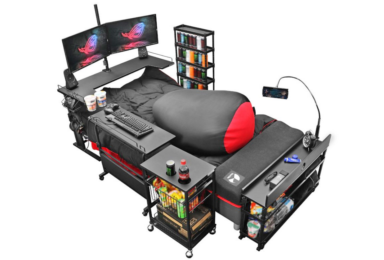 Insane Gaming Bed Offers the Ultimate in Console-Loving Comfort - Nerdist