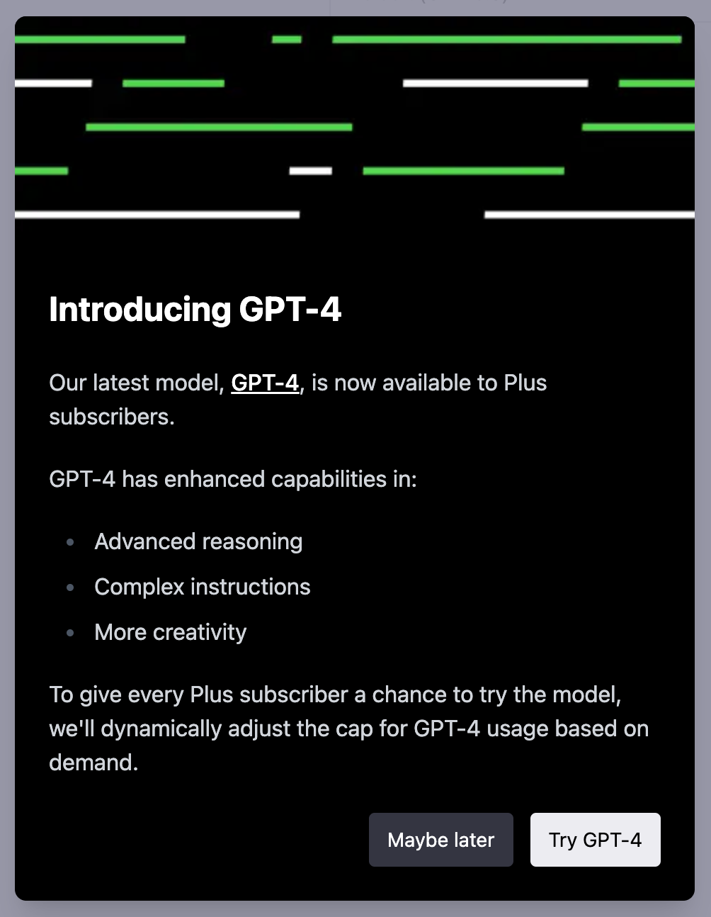 GPT-4 is here! Rolling out to ChatGPT Plus & API users