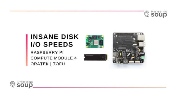 Native M.2 NVMe SSD on a Raspberry Pi 4 -  Fastest Disk IO Speed