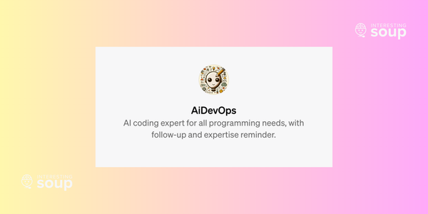 AiDevOps: A programming colleague. Now available as a GPTs